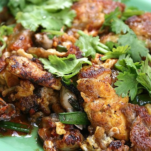 Ah Chuan Fried Oyster Omelette